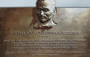 Commemorative plaque of Michał Magiera